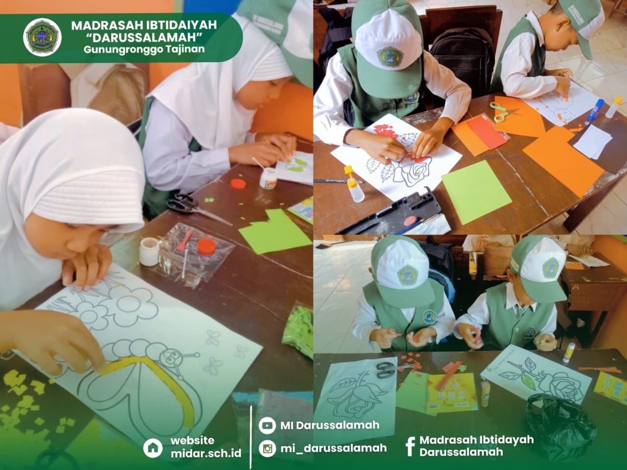 thumbnail for Mengasah Kreativitas Siswa Kelas 3 MI Darussalamah melalui Kegiatan Membuat Kolase pada Mata Pelajar